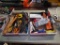 (2) Boxes of Misc. Tools - Hammer, Levels, Hacksaws, Pry-Bar, Torque Wrench