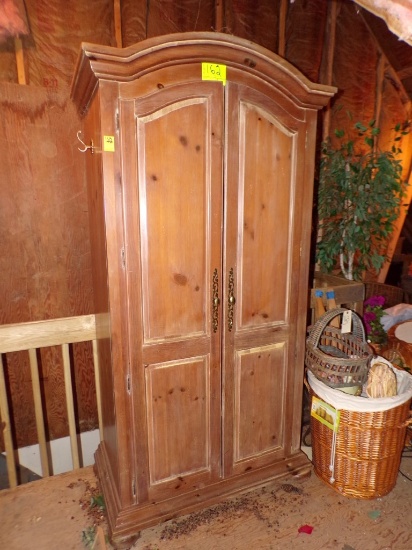 Vintage Armoire Wardrobe 42'' x 23'' x 82''
