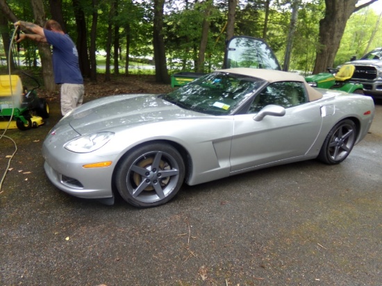 2006 Chevrolet Corvette Convertible, LS2 Engine, Auto, Silver, H.U.D., HAS