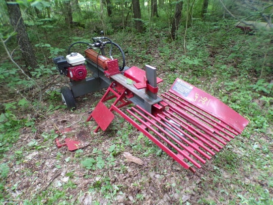 2008 Timberwolf Towable Log Splitter, Honda GX 160 Engine, 20 Ton Splitting