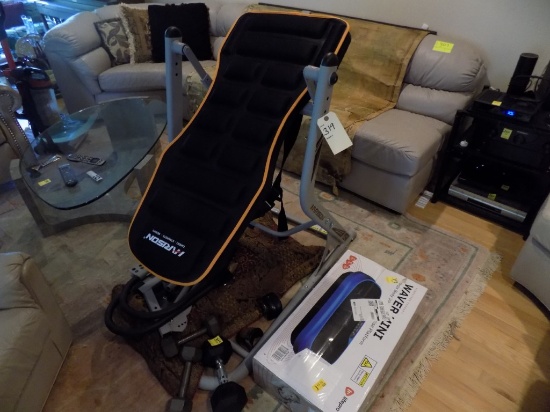 Airison Exercise Swing, w/a Few Dumbells, ''Waver Mini'' Exercise Platform