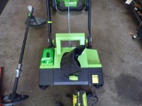 Earthwise 40 V 18'' Snow Blower, (1) Battery, NO CHARGER (Garage)