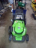 Green Works Brushless 40V 21'' Self-Propelled Push Mower with Grass Collect