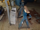 Pair of 5 Ton Jackstands and a Set of Wheel Chocks