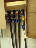 (4) Blue Pipe Clamps (Woodshop)