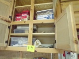 Contents of All Upper Cabinets - Assort. Hardware, Drawer Handles, Hinges,