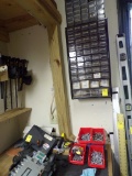 (3) Plastic Parts Organizer Cabinets, Group of Misc. Items Including Assort