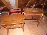 Vintage Dough Box 27'' x 17'' & Antique Butter Churn 25'' x 19''