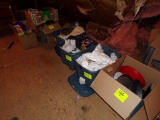 Group Of Misc. Items,Pots/Pans, Serving Trays, Christmas Decorations, Candl