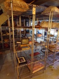 (2) 5-Tier Adjustable Metal Wire Shelves 48'' x 18'' x 75'' (Marked Q) ( 2
