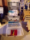 (2) Tackle Boxes w/Assorted Fishin Lures, Lines, Etc. (Basement)