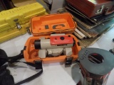 Pentax AFL-240 Surveyors Level/Scope in Orange Case with Red and Gray TriPo