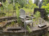 Plastic Adirondack Chair, (2) 10-Place Tealight Holders  (Outside - Pool Ar