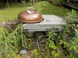 Weber Copper Kettle Charcoal Grill, ''Performer''  (Outside - Pool Area)