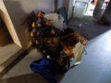 Lg Grp of Decorations - Pear Tree, Misc Holiday Decorations  (North Side of