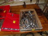 (1) Box of Assort. Wrenches - Craftsman and Gear Wrench and Wrench Sorter