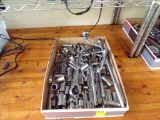 Box with Large Qty. of Sockets and Ratchets, Mostly Craftsman
