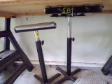 5 Roll Roller Stand, Under Work Bench and Single Roll Roller Stand