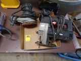 (3) Porter Cable Corded Power Tools - Heavy Duty Jigsaw, 5'' Random Orbit S