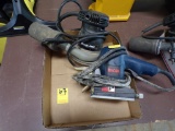 Porter Cable Corded 5'' Random Orbit Sander and Ryobi Corded Biscuit Joiner
