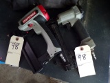Craftssman Pneumatic 18 Gauge 1/4'' Crown Stapler and Porter Cable 18 Gauge