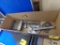 Box of (2) Protractors , (4) Machinist Squares and a Small Angle Block (Off