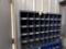Gray 40-Bin Belt Organizer w/Metric Bolts And Nuts From M6-1.0 To M12-1.75