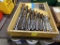 Set Of Adjustable Reamers, 3/8-27/32 (4/A-M) In Wood Case w/Lid