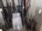 Group of Misc. Metal Stock and Rack in Corner  - Steel Tube, Solid Expanded