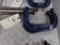 (2) 6'' C-Clamps, Blue