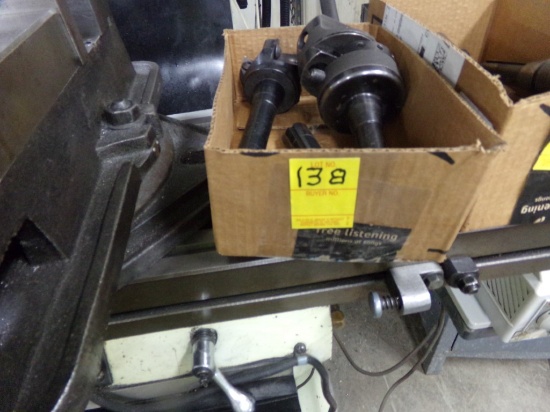 (2) R-8 Facing Mill Cutters And A Large R-8 Boring Head
