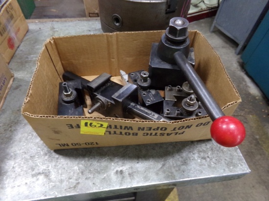 Dorian CXA Quick Change Tool Post And (5) Tool Holders, Includes Some Tools