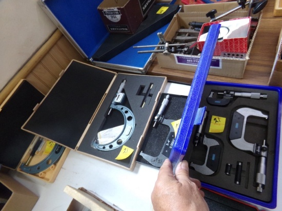 0 - 6'' Micrometers - Different Brands but 6 Mics, Mitutoyo, Fowler, Chines