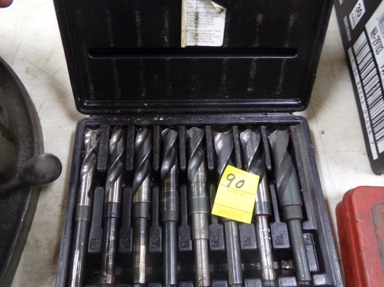 Silver & Demming Drills In Case, (8) Drills