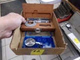 Box with 0 - 1'' Brown and Sharpe Mics and Brown and Sharpe ''Bestest'' .00