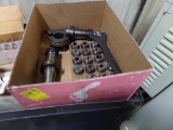 Group Of ER Collets, (2) Cat 40 ER Collet Holders, Wrench And A Setting Sta