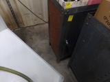 Gray Steel Cabinet, (1) 21'' x 16'' x 34'', (3) Shelves