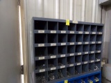 Gray 40-Bin Belt Organizer w/Metric Bolts And Nuts From M6-1.0 To M12-1.75