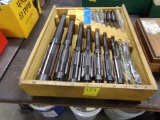 Set Of Adjustable Reamers, 3/8-27/32 (4/A-M) In Wood Case w/Lid