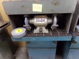 Jet 8'' Bench Grinder in a Airflow Downdraft Bench with (2) Extra Wheels