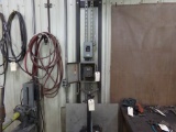 Welding Exhaust Arm and Fan Attached to Wall, Has Variable Speed 3 Phase Fa
