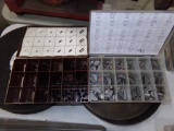 Woodruff Key Assortment and Set Screw Assortment in Clear and Brown Boxes