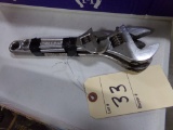 (3) Adjustable Wrenches, 6'' and (2) 10''
