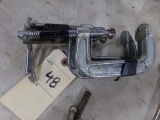 (4) 3'' C-Clamps, Chrome
