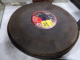 (12) 14'' New and Used  Abrasive Blades, Various Brands
