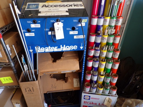 Napa Brake Line Display Rack w/Assorted Brake Lines And Napa Fuel ...