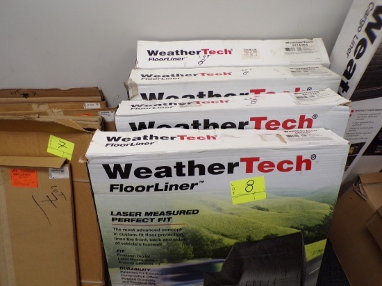 (4) Boxes of New Assorted Weather Tech Chevrolet Floor Liners
