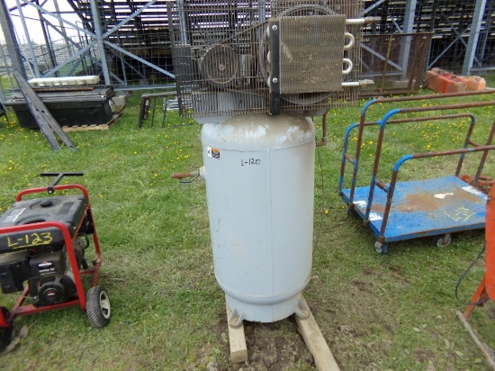 Gardner Denver Commercial Upright Air Compressor, Approx. 80 Gal., Single P