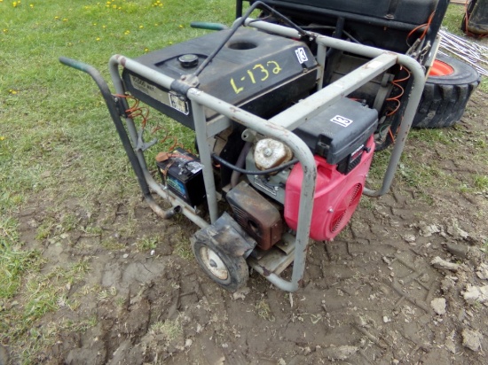 Porter Cable 10,000 Watt Generator, Honda 20 HP, Runs and Works (5924)