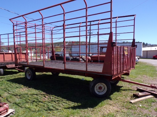 H & S Sided Hay Wagon On H & S Model 408 Running Gear (5313)